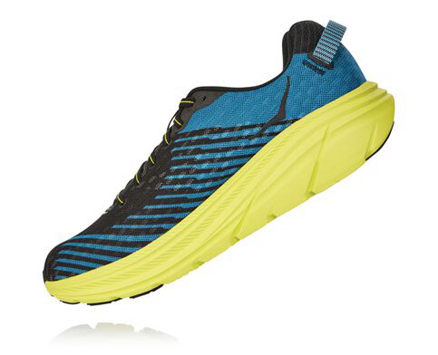 Tenis Hoka One One Hombre Negros/Verdes - Rincon - BFJY98624